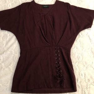 Storia Burgundy Top Sz S